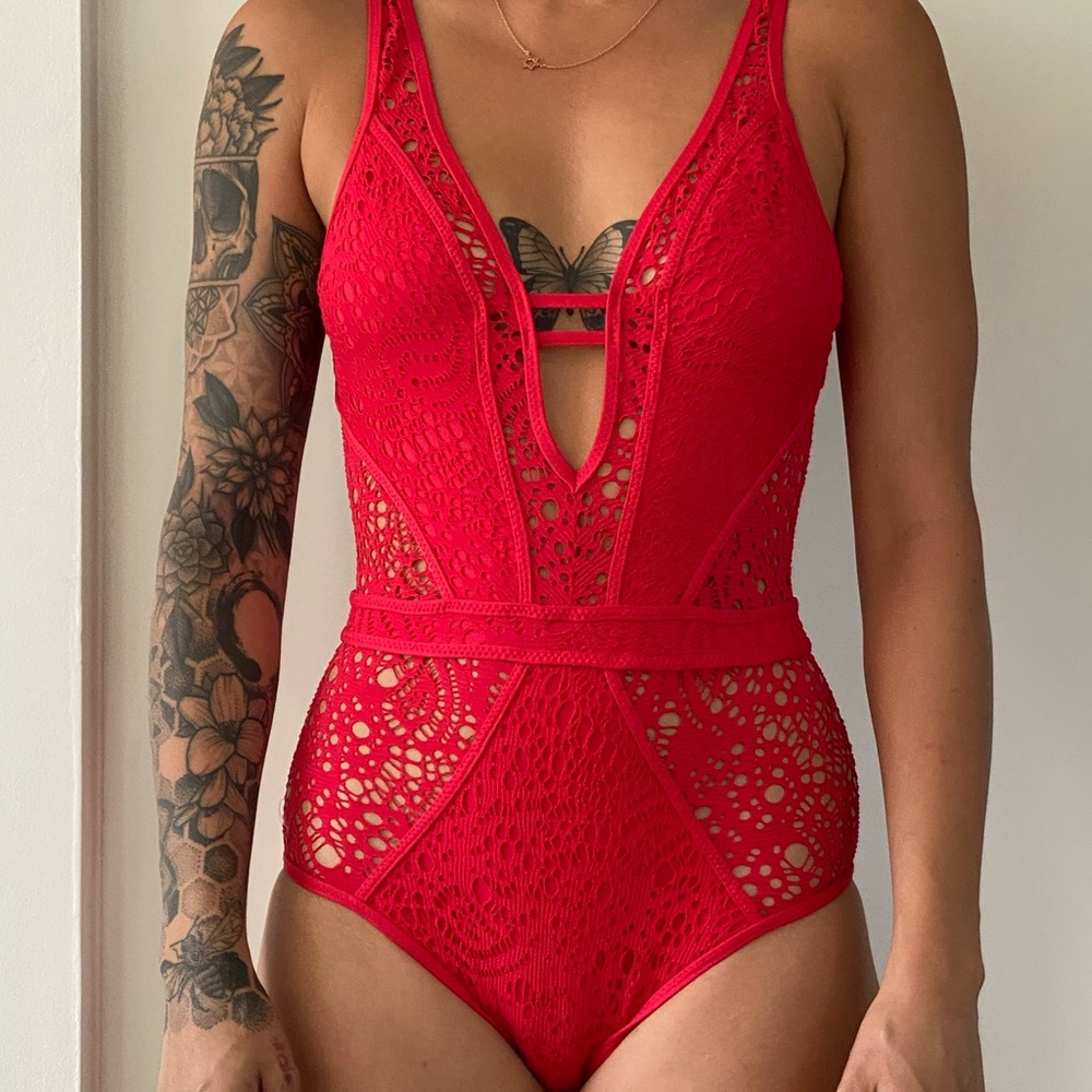 bECCA one piece Red swimsuit